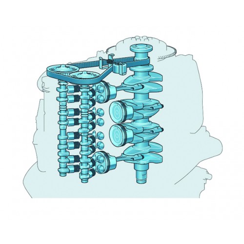 1832cc Four-Cylinder Engine