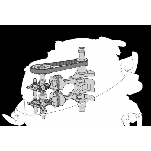 Twin Cylinder SOHC Engine